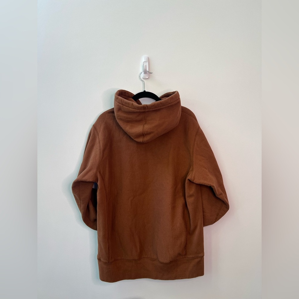 Supreme Rust Teal box logo Hoodie - Picture 2 of 6